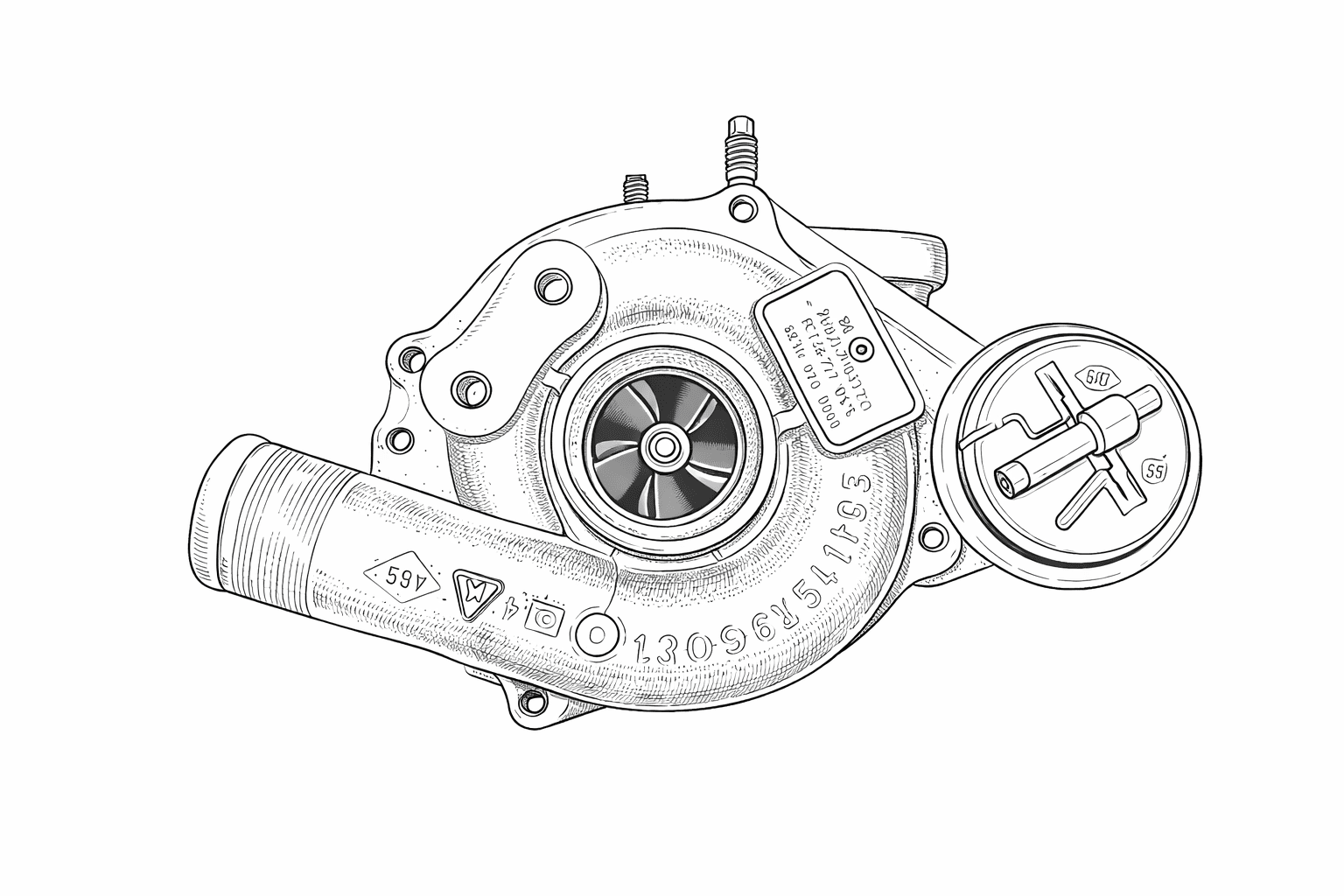 Turbocompresor suzuki jimny motor 1.5 K9K 700 65cv - RPM
